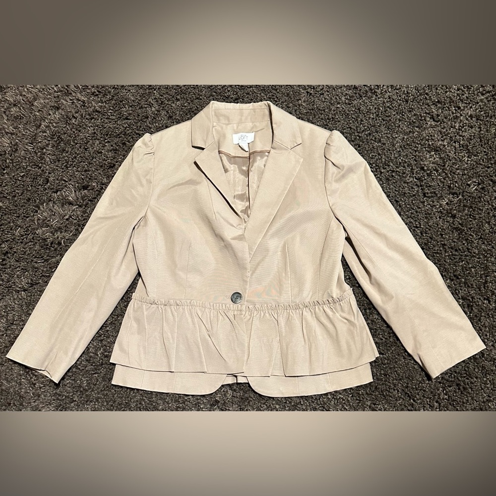 Loft Peplum Blazer